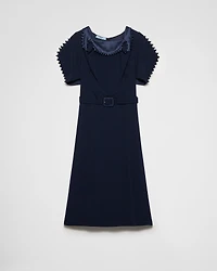Satin crepe dress