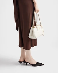 Satin crepe midi-dress