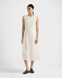 Pongé silk dress