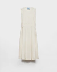 Pongé silk dress