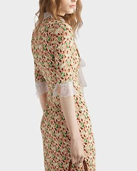 Printed georgette dress