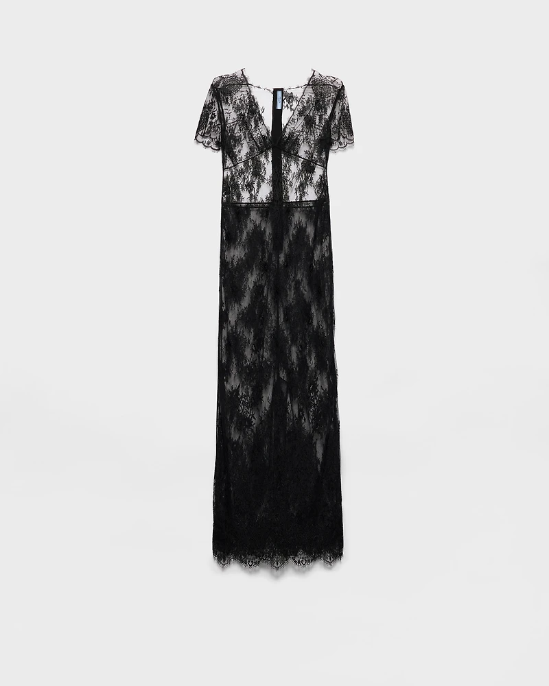Long lace dress