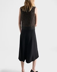 Shetland wool and cashmere dress