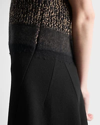 Shetland wool and cashmere dress