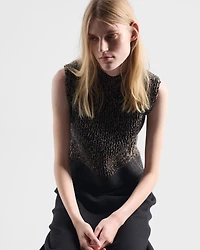 Shetland wool and cashmere dress
