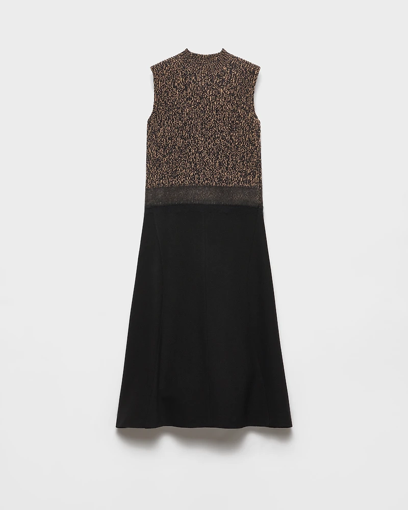 Shetland wool and cashmere dress