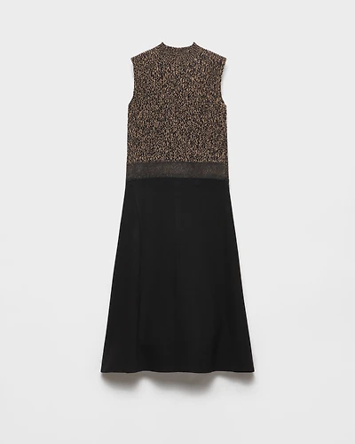 Shetland wool and cashmere dress