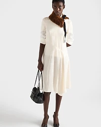 Floral jacquard dress