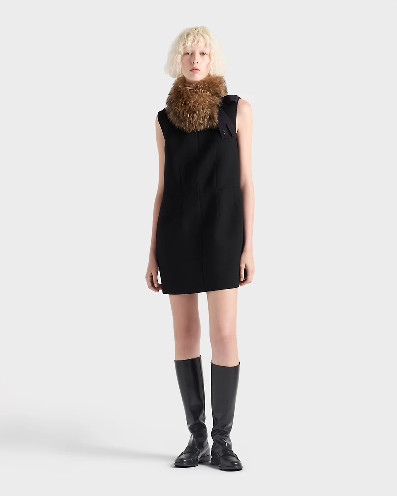 Natté mini-dress
