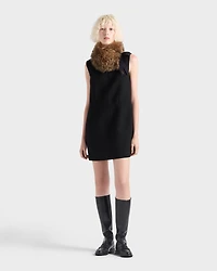 Natté mini-dress