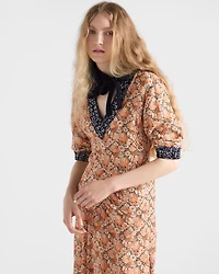 Printed georgette dress
