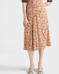 Printed georgette dress