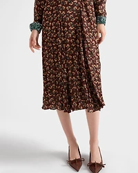 Printed georgette dress