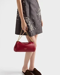 Embroidered silk and wool mini-dress