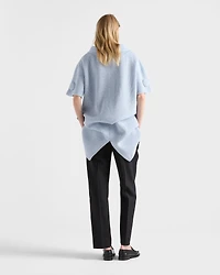 Mouliné wool knit dress