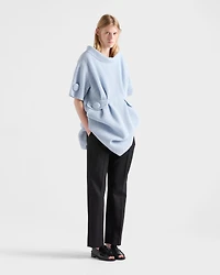 Mouliné wool knit dress