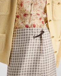 Printed chiffon shirt