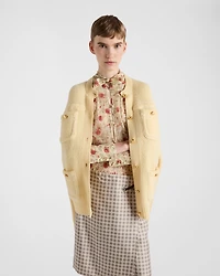 Printed chiffon shirt