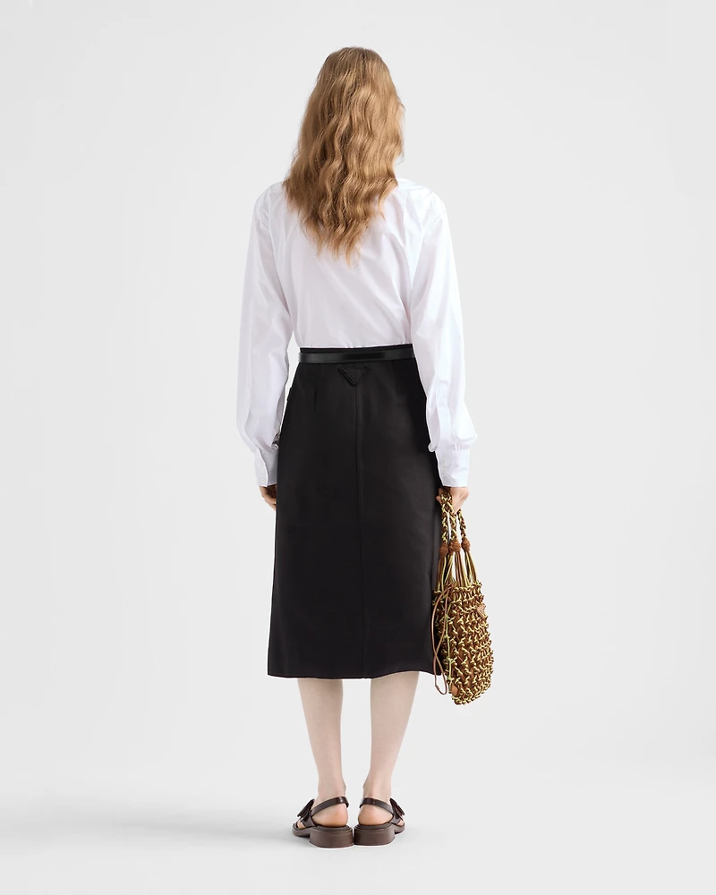 Cotton poplin shirt