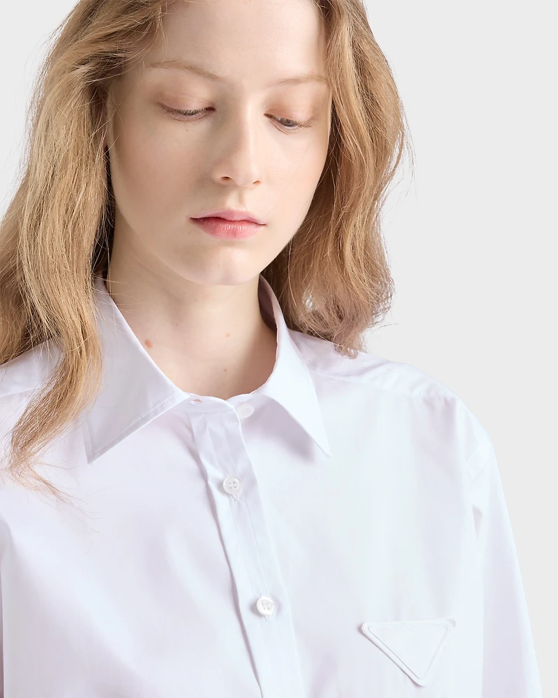 Cotton poplin shirt