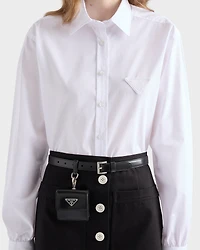 Cotton poplin shirt