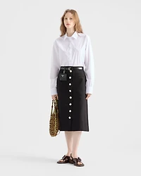 Cotton poplin shirt