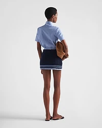 Fil-à-fil cotton shirt