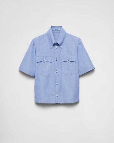 Fil-à-fil cotton shirt