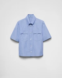 Fil-à-fil cotton shirt