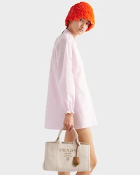 Embroidered batiste shirt