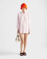 Embroidered batiste shirt