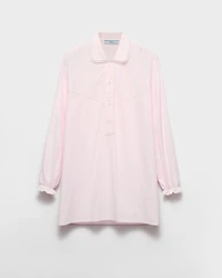 Embroidered batiste shirt