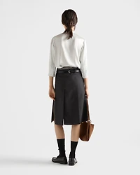Satin crepe shirt