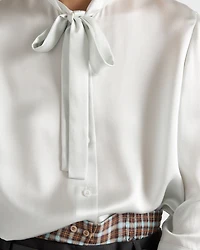 Satin crepe shirt