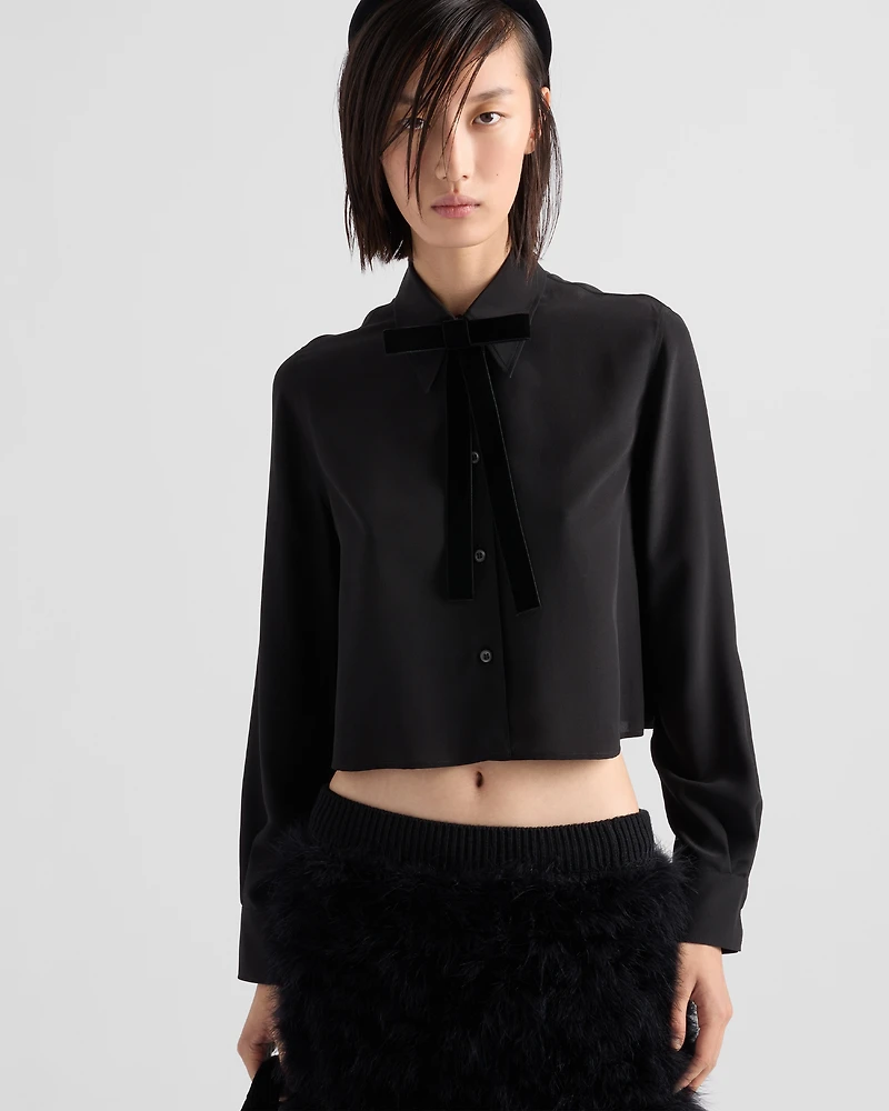 Crepe de chine shirt