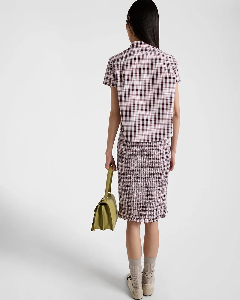 Checked cotton shirt
