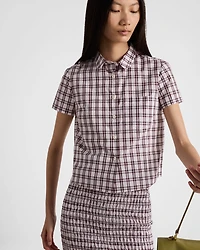 Checked cotton shirt