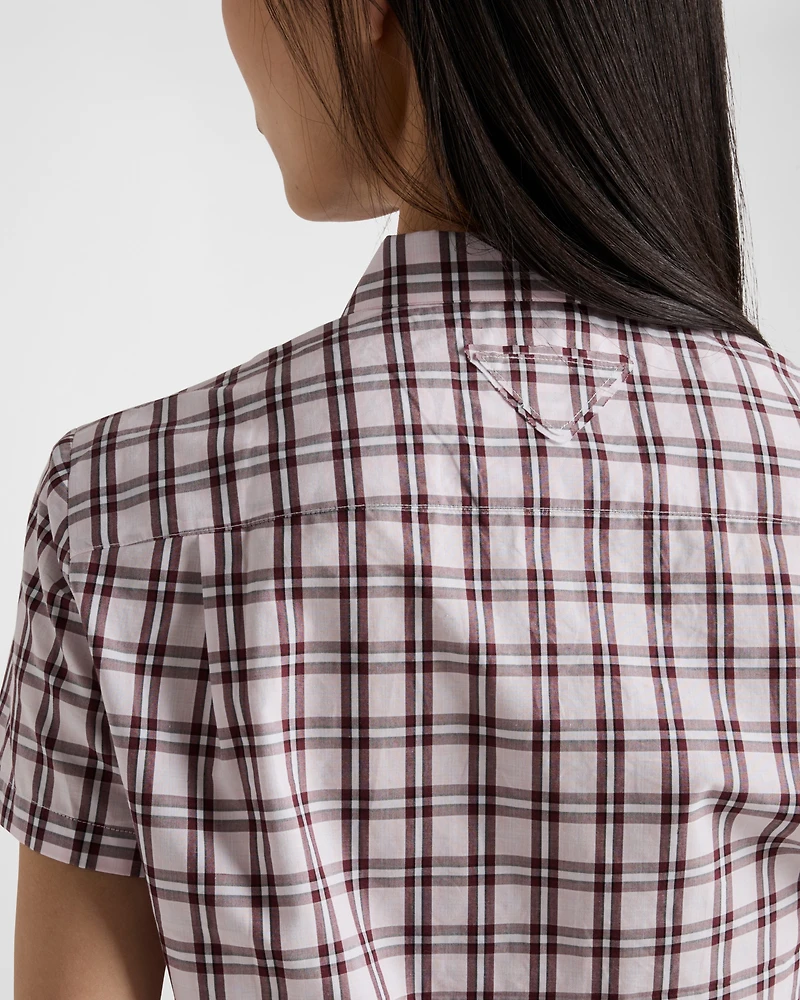 Checked cotton shirt
