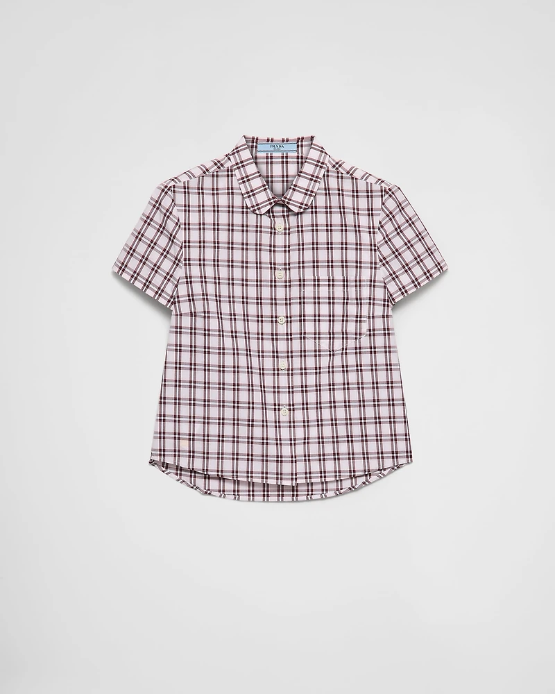 Checked cotton shirt