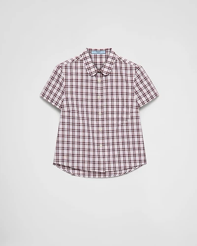 Checked cotton shirt