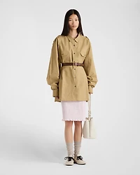 Oversized cotton shirt