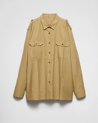 Oversized cotton shirt
