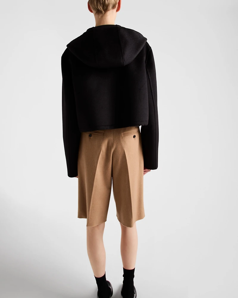 Lightweight cashgora blouson jacket