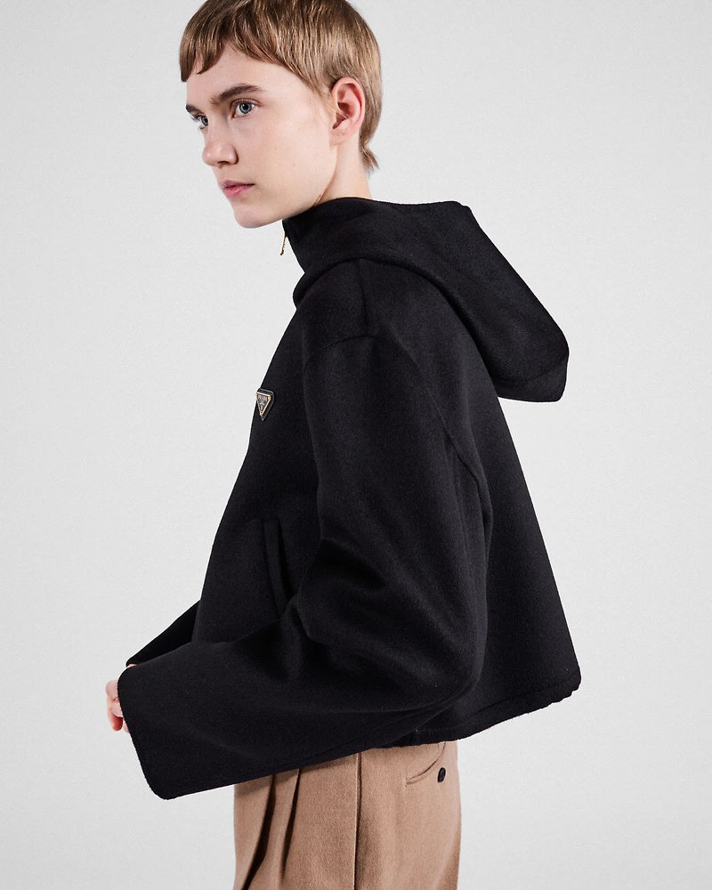Lightweight cashgora blouson jacket