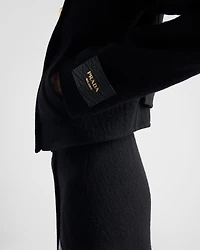 Double-breasted twill jacket