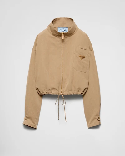 Panama cotton blouson jacket