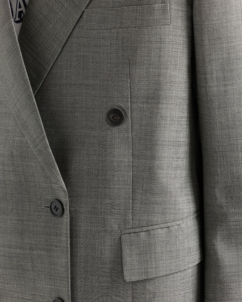 Double-breasted grisaille jacket