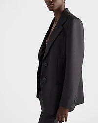 Single-breasted gabardine jacket