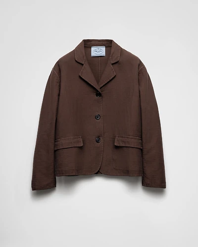 Single-breasted old double cotton jacket