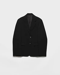 Single-breasted jacket superfine wool